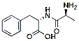 Molecular structure of the compound: L-Alanyl-L-phenylalanine