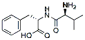 Molecular structure of the compound: L-Valyl-L-phenylalanine