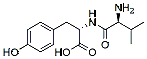Molecular structure of the compound: L-Valyl-L-tyrosine