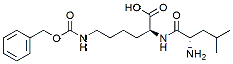 Molecular structure of the compound: H-Leu-Lys(Z)-OH