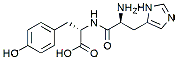 Molecular structure of the compound: H-His-tyr-OH