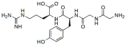 Molecular structure of the compound: Glycine-glycine-tyrosine-arginine