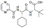 Molecular structure of the compound: (S)-2-((S)-2-Cyclohexyl-2-(pyrazine-2-carboxamido)acetamido)-3,3-dimethylbutanoic acid