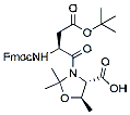Molecular structure of the compound: Fmoc-asp(otbu)-thr(psime,mepro)-OH