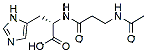 Molecular structure of the compound: N-Acetyl-L-carnosine