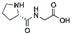 Molecular structure of the compound: L-Prolylglycine