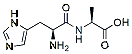 Molecular structure of the compound: H-His-ala-OH