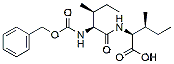 Molecular structure of the compound: Z-Ile-ile-OH