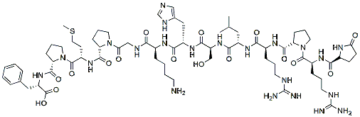 Molecular structure of the compound: (Glp1)-Apelin-13