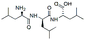 Molecular structure of the compound: Trileucine