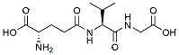 Molecular structure of the compound: (S)-2-Amino-5-(((s)-1-((carboxymethyl)amino)-3-methyl-1-oxobutan-2-yl)amino)-5-oxopentanoic acid