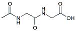 Molecular structure of the compound: N-Acetylglycylglycine
