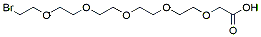 Molecular structure of the compound: Bromo-PEG5-CH2CO2H