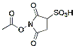 Molecular structure of the compound: Sulfo-NHS-Acetate, free acid