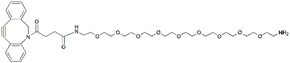 Molecular structure of the compound: DBCO-PEG9-amine