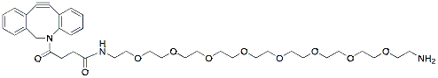 Molecular structure of the compound: DBCO-PEG8-amine