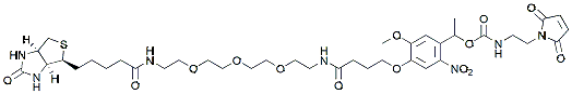 Molecular structure of the compound: PC Mal-PEG3-biotin