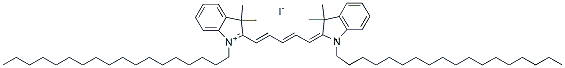 Molecular structure of the compound: Cy5 DIC18