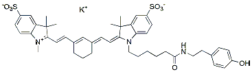 Molecular structure of the compound BP-42043