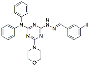 Molecular structure of the compound BP-42051