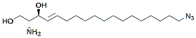 Molecular structure of the compound: Azido sphingosine (d18:1)