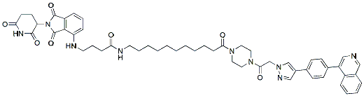 Molecular structure of the compound BP-42145