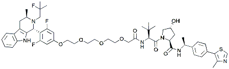 Molecular structure of the compound: PROTAC ER Degrader-4