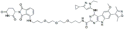 Molecular structure of the compound: BETd-246