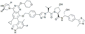 Molecular structure of the compound BP-42173