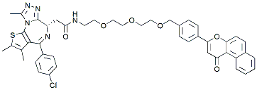 Molecular structure of the compound: Beta-NF-JQ1