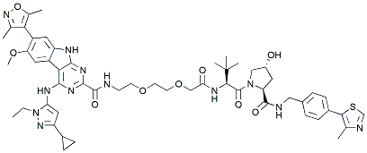 Molecular structure of the compound: PROTAC BET degrader-3