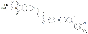 Molecular structure of the compound BP-42186