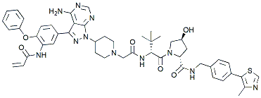 Molecular structure of the compound: PROTAC HER3 Degrader-8