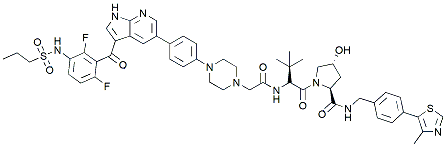 Molecular structure of the compound: SJF-0628