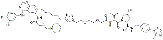 Molecular structure of the compound: PROTAC EGFR Degrader-2