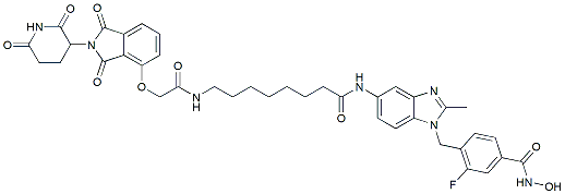 Molecular structure of the compound: HDAC6 Degrader-3