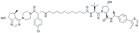 Molecular structure of the compound BP-42201