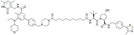 Molecular structure of the compound BP-42206