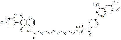 Molecular structure of the compound: alpha1A-AR Degrader 9c