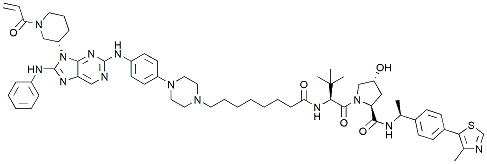 Molecular structure of the compound: PROTAC EGFR Degrader-3