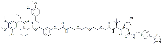 Molecular structure of the compound: PROTAC FKBP Degrader-3