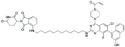 Molecular structure of the compound: PROTAC KRAS G12C degrader-1