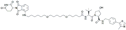 Molecular structure of the compound: CRBN-6-5-5-VHL