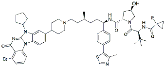 Molecular structure of the compound BP-42240