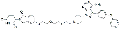 Molecular structure of the compound BP-42251