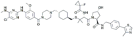 Molecular structure of the compound: XL01126