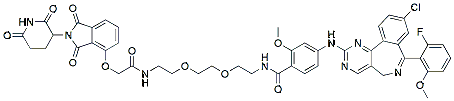 Molecular structure of the compound BP-42263