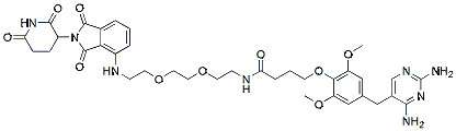 Molecular structure of the compound: PROTAC eDHFR Degrader-1