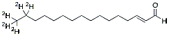 Molecular structure of the compound: 16:1 aldehyde-d5