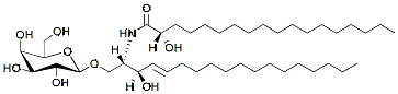 Molecular structure of the compound: C18(2S-OH) Galactosyl(ß) Ceramide